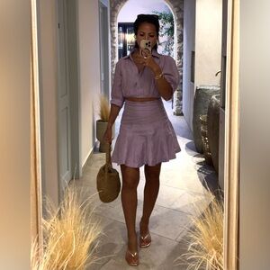 Sandro Linen Cutout Dress